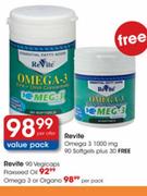 Revite Omega 3-90 Softgels