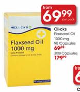 Clicks Flaxseed Oil-1000mg