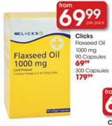 Clicks Flaxseed Oil-90 Caps