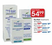 Nu-Hair Treatments 30 Protein Boosters