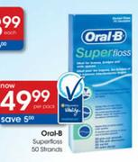 Oral B Superfloss 50 Strands-per pack