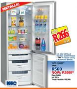 KIC Metallic Double Door Fridge-346 Ltr