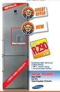 Samsung Metallic Combi Fridge-400 Ltr