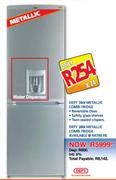 Defy Metallic Combi Fridge-360 Ltr