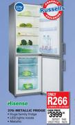 Hisense Metallic Fridge-370ltr