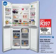 Kelvinator Side-By-Side Fridge-520ltr
