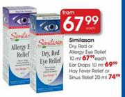 Similasan Dry, Red Or Allergy Eye Relief-10ml