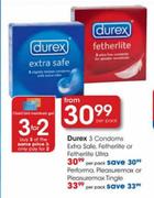Durex 3 Condoms extra Safe, Fetherlite Or Fetherlite Ultra