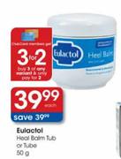 Eulactol Heal Balm Tub Or Tube-50g