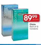Clicks Pack Of 12 Condoms