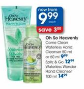 Oh So Heavenly Waterless Wonder Hand Cleanser-100ml