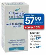 Nu-Hair-30 Protein Boosters-Per Pack