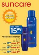 Clicks Sun Protect Continuous Spray SPF 40-Each