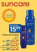 Clicks Sun Protect Stick SPF 40-30g Each