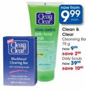 Clean & Clear Cleansing Bar-75g Each