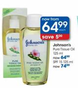 Johnson's SPF 15-125ml Each