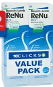 Bausch & Lamb Renu Value Pack Multi-Purpose Solution -2 x 360ml