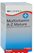 Clicks Multivitamin A-Z Mature -90 Tablets