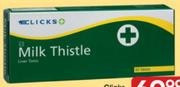 Clicks Milk Thistle Liver Tonic -60 Tablets