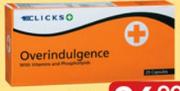 Clicks Overindulgence -20 Capsules