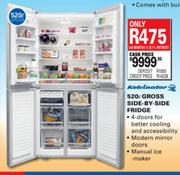 Kelvinator 520 Ltr Gross Side-By-Side Fridge