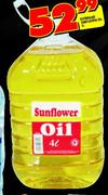 Ritebrand Sunflower Oil-4 Ltr