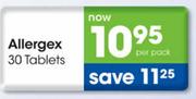 Allergex 30 Tablets-Per Pack