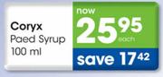 Coryx Paed Syrup-100ml Each