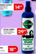 Stylin's Dredz Moisture Splash Conditioning Hair Spray-350ml