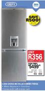 Defy C360 Ltr Gross Metallic Combi-Fridge