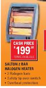 Salton 2 Bar Halogen Heater
