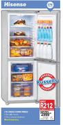 Hisense 270 Ltr Gross Combi Fridge