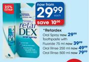 Retardex Oral Spray-29.99 Each