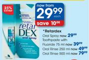 Retardex Oral Rinse-500ml Each