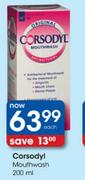 Corsadyl Mouthwash-200ml Each