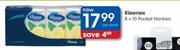 Kleenex 8x10 Pocket Hankies-Per Pack