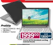 Proline W763 Notebook And Bag