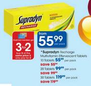 Supradyn Recharge Multivitamin Effervescent Tablets-30's