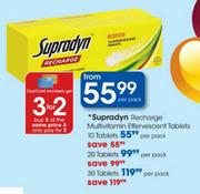 Supradyn Recharge Multivitamin Effervescent Tablets-10's