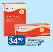 Clicks Gluta-Thion Fizzy Tablets-10's
