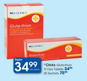 Clicks Gluta-Thion Fizzy Sachets-30's
