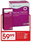 Clicks Rescue Tablets-300's