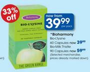 Bioharmony Bio-L'lysine Capsules-60's