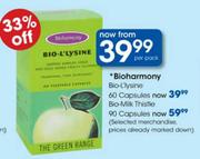Bioharmony Bio-L'lysine Capsules-90's