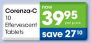 Corenza-C Effervescent Tablets-10's Per Pack