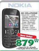 Nokia 201 Cellphone