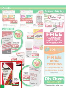 Dischem : Focus on Healthy Living (17 Sep - 14 Oct), page 11