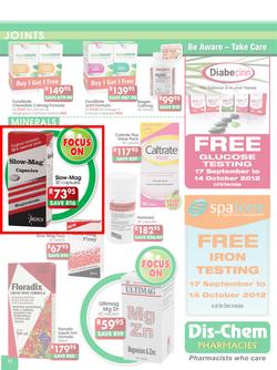 Dischem : Focus on Healthy Living (17 Sep - 14 Oct), page 11