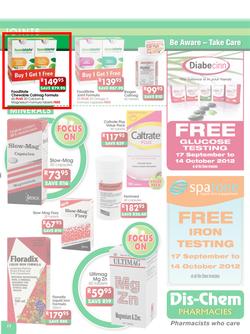 Dischem : Focus on Healthy Living (17 Sep - 14 Oct), page 11