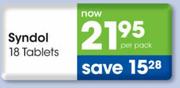 Syndol Tablets-18 per pack